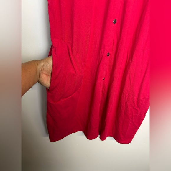 J.Jill Shirt Midi Dress Button Down Size S Pima Modal Cotton Soft Old Money - Picture 4 of 12